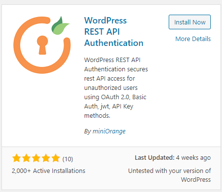 Wordpress REST API Authentication